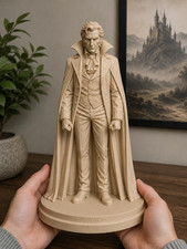 Dracula Statue, Gothic Vampire Sculpture, Halloween Decor picture