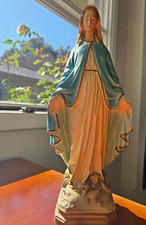 Vintage. Virgin Mary Statue. 1936. Our Lady Of Grace. 1936. picture