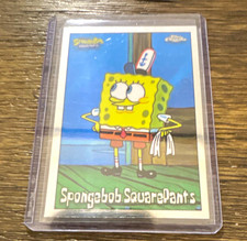 2025 Topps Chrome SpongeBob SquarePants #25 Base Chrome 25th Anniversary🧽🧽 picture