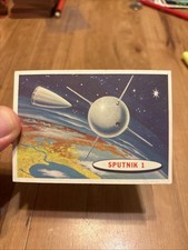 1957 TOPPS SPACE CARDS #1 SPUTNIK I Excellent picture