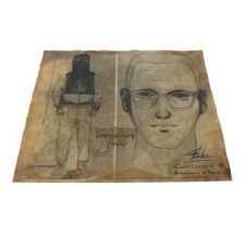 Zodiac Killer Police Sketch Suspect Description Flyer picture