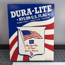 Vtg 1972 US Senate Flown Flag Sen Joe Biden Box Dura-Lite Nylon 3x5’ Dettra picture