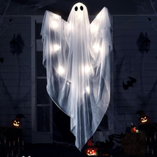 JOYIN Halloween Hanging Light up Ghost, 47