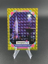 2025 Topps Disneyland 70 Then & Now Moonliner and Astro-Jets 1/1 Gold Refractor picture