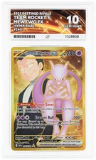 ACE 10 Team Rocket's Mewtwo EX 240/182 Destined Rivals Gem Mint Pokemon picture