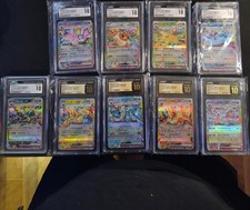 CGC 10 Pokemon Japanese SV8a Eevee Evolution Set 4x PRISTINE 10 Umbreon ブラッキー picture