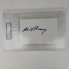 Senator Mitt Romney PSA/DNA Signature Autograph Autographed Signed picture