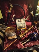 Bohemia Glass hookah complete set with case picture