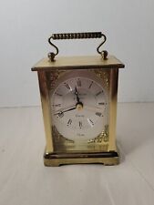 Breckland England Brass Musical Quartz Carriage Clock tested  picture