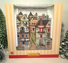 Lemax HOUSES ON A HILL #05617 Village Facade LED Lit Scene 2020 New In Box NRFB  picture