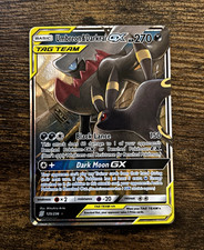 Umbreon & Darkrai GX 125/236 SM-Unified Minds Holo TAG TEAM Ultra Rare READ DESC picture