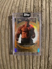 2025 Topps Marvel Studios Red Hulk Orange Refractor Perfection #13 numbered /25 picture