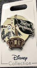 Disney Parks Pirates Of The Caribbean Skeleton Pirate Flag Pin picture