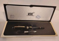 Vtg Mont Blanc 4810 14k Meisterstuck 585 Fountain Pen Germany W/Refill & Case picture