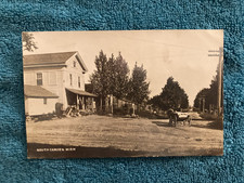 RPPC South Camden Michigan Showing Country Store Horse & Carriage Unposted c1910 picture