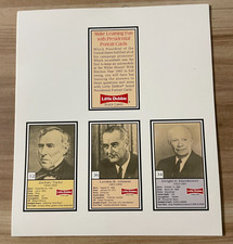 LITTLE DEBBIE - 6 SHEETS - PRESIDENTS- BIO INFORMATION-BRAND NEW picture