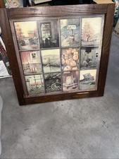 Vintage Homco Home Interior Harvest 12 Panel Wall Art - B. Mitchell picture