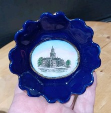 Vintage Early 1900's Court House Decorah, Iowa Souvenir Dish picture