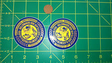 PAIR INTERNATIONAL BROTHERHOOD VINTAGE Sticker / Decal ORIGINAL picture
