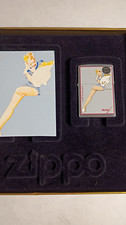 Zippo Petty Girl Flower Girl Lighter Gift Set w/ Box Certificate & Trading Card picture
