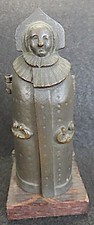 DOLLHOUSE MINIATURE,IRON MAIDEN MEDIEVAL TORTURE DEVICE { BRONZE } 1890'S picture