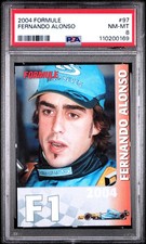 2004 FORMULE #97 FERNANDO ALONSO ROOKIE (RC) PSA 8 picture