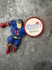 Vintage METADATE ADHD Pharma Rep Superhero Magnet Methylphenidate Rare picture