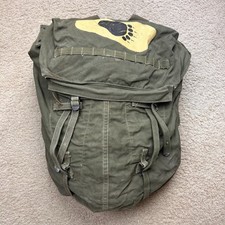 Vintage WWII Rucksack USMC Boyt M-1943 Backpack Jungle Pack Painted Stencil picture