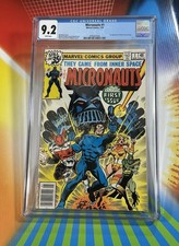 MICRONAUTS #1 CGC 9.2 NM - 1979 MARVEL COMICS 1ST APPEARANCE OF BARON KARZA picture