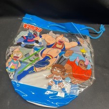 Unused Kinnikuman Pool Bag Blue Vintage Retro Japan picture