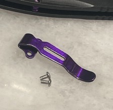 Translucent Purple Pocket Clip For Benchmade Bugout 535 Osborne 945 940 Knife picture