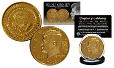 JFK Kennedy 35th President 100th BIRTHDAY CELEBRATION 24K Gold Clad Tribute Coin picture