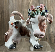 Leopold Anzengruber COW Figurine Vintage 1950's Keramik Wein Austrian Ceramic picture