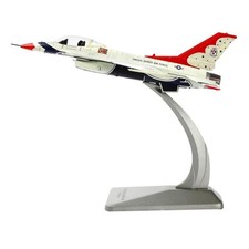 1/100 Scale Diecast F-16 Fighter Jet Model Thunderbirds USAF Version w/Stand picture