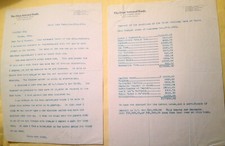 1891 Statement of Condition of First National Bank, of South West, Washington picture