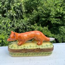 Limoges fox pillbox  picture