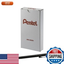 Pentel Orenz Mechanical Pencil 0.5Mm Fine Line, Black Barrel, Of 12 (PP505A) picture
