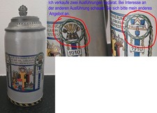 1910 Oktoberfest Anniversary Mug 1L - Franz Ringer Munich Beer Mug picture
