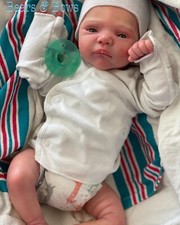 reborn baby doll “Mick” Awake Prototype. Comes With Original Paperwork picture