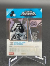 2026 Topps Finest Marvel Future Foundation ID Card Dr. Doom Fantastic Four picture