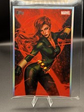 2026 Topps Marvel Vault BLACK WIDOW Box Topper Originals Art Card by Ariel Diaz picture