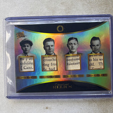 Super Products 2025 Pieces of the Past Villains Quad Relics #496 Dillinger picture