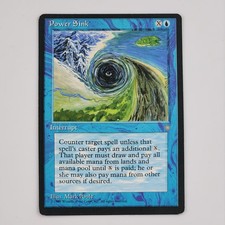 Magic The Gathering Power Sink 1995 Ice Age MTG Blue Counterspell Premodern LP picture
