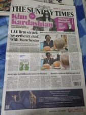 The Sunday Times Newspaper 4th October 2026 paper complete but no magazines. picture