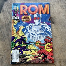 ROM SPACEKNIGHT #50 DOUBLE-SIZED MIKE ZECK Cover Marvel 1984 (239) picture