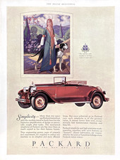 Packard Motor Car Co 8 443 Roadster Detroit MI Luxury Touring 1927 Mag Print Ad picture