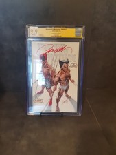 🔥 DEADPOOL WOLVERINE WWIII #1 CGC 9.9 JSA CAMPBELL SIGNED VIRGIN ⚡ picture
