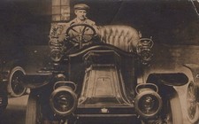 Antique Touring Car Driver Chauffeur Portland Oregon 1910 - RPPC Photo Postcard picture