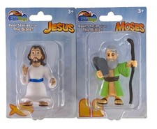 Bible Toys Real Stories From The Bible Jesus And Moses Figures picture