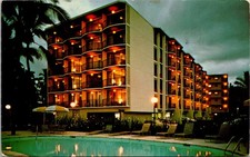 TraveLodge at Hilo, Hawaii Chrome Postcard, Sunset picture
